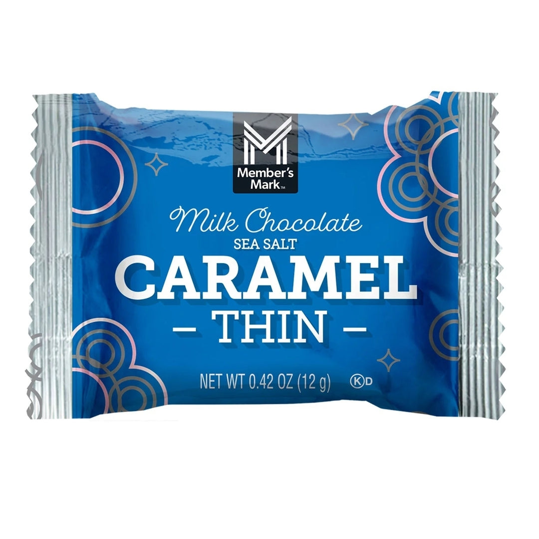 Members Mark Milk Chocolate Sea Salt Caramel Thins21.57 Ounce Image 3