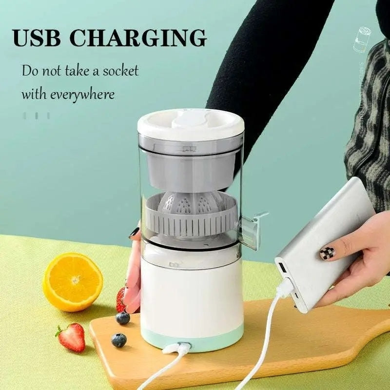 Portable USB Charging Electric Orange Lemon Juicer Image 3