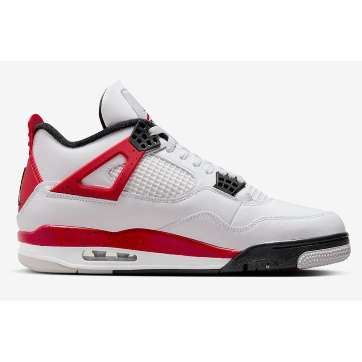 Nike Jordan 4 Retro White/Fire Red-Black  BQ7669-161 Pre-School Image 2