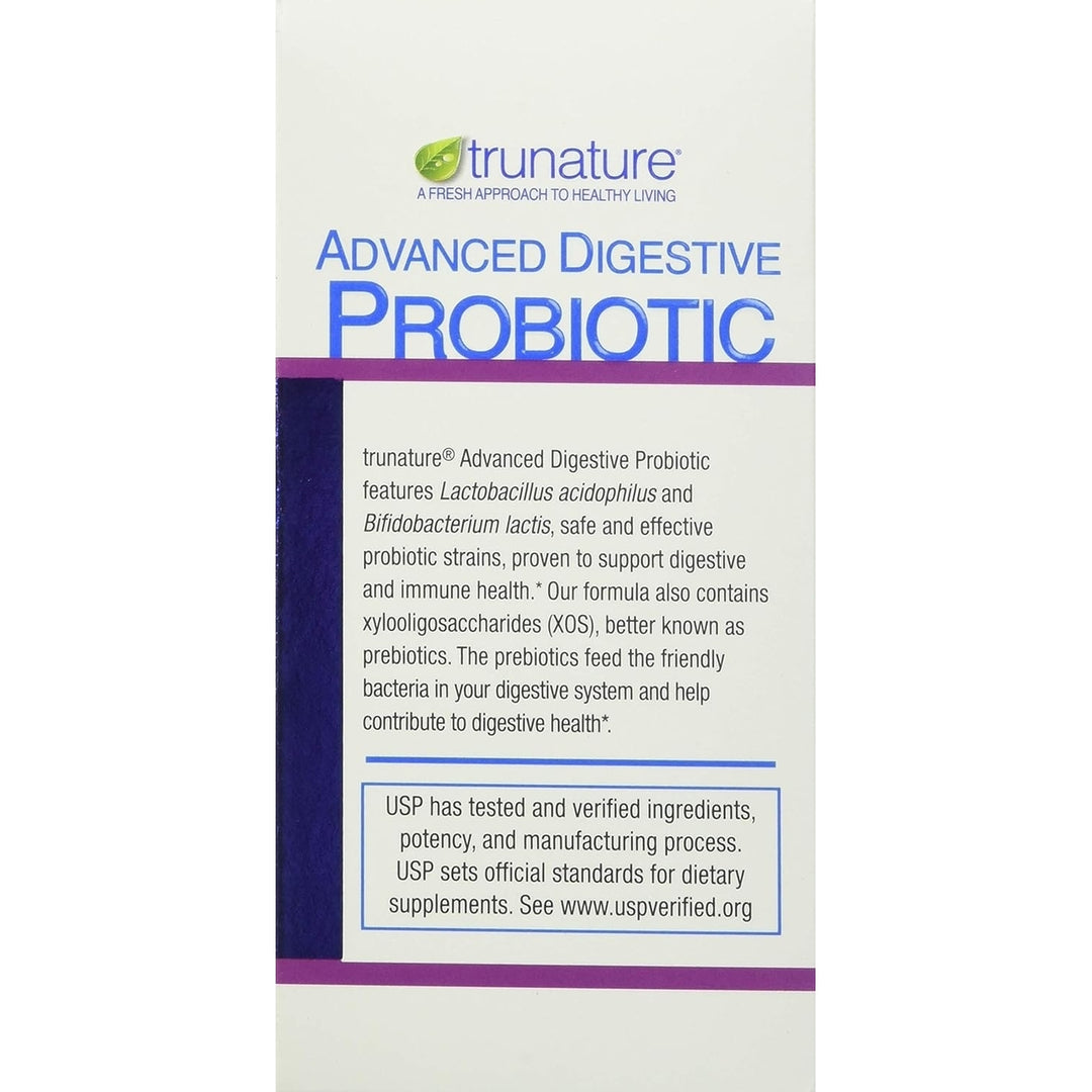 trunature Advanced Digestive Probiotic 100 Capsules Image 4