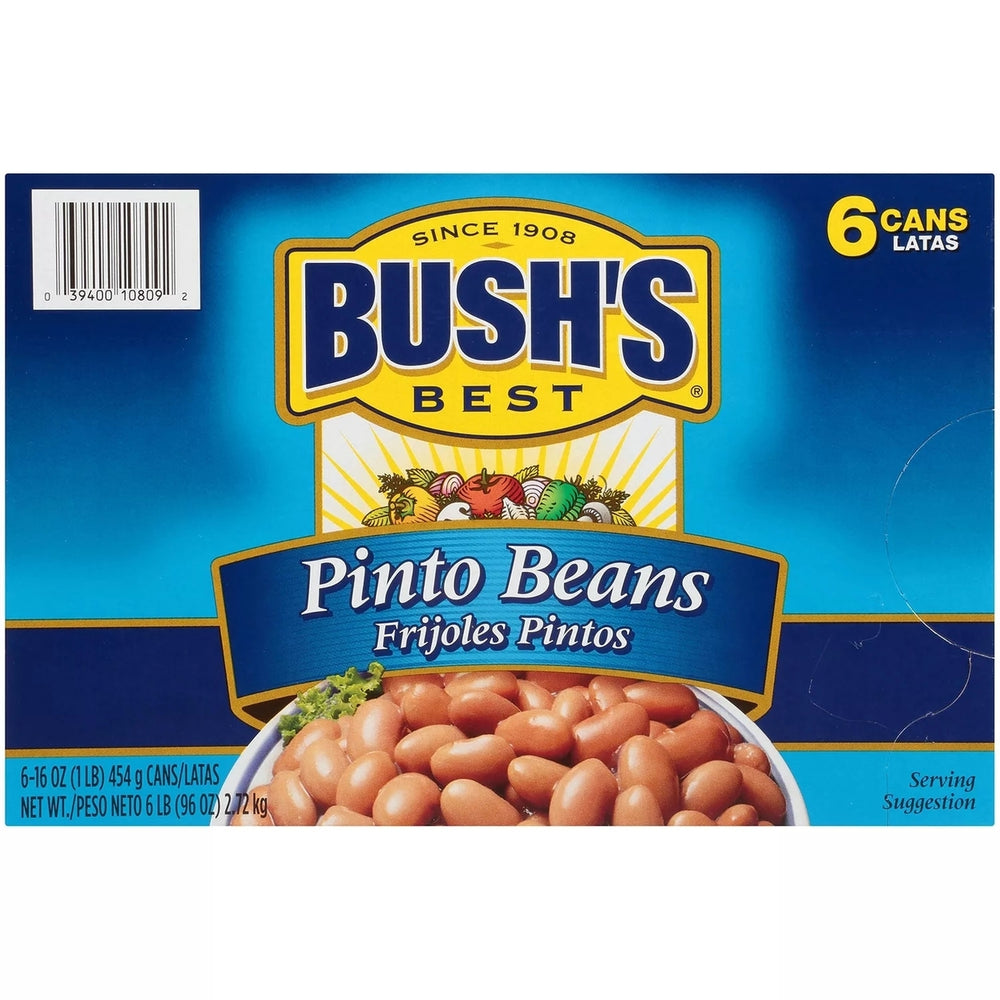 Bushs Pinto Beans 16 Ounce (Pack of 6) Image 2