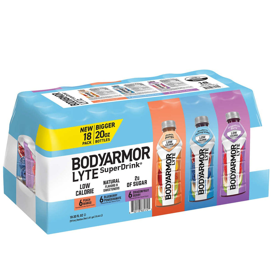 Bodyarmor LYTE SuperDrink Variety Pack 20 Fluid Ounce (Pack of 18) Image 2