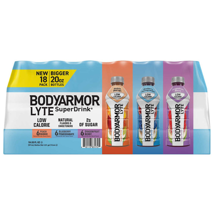 Bodyarmor LYTE SuperDrink Variety Pack 20 Fluid Ounce (Pack of 18) Image 3