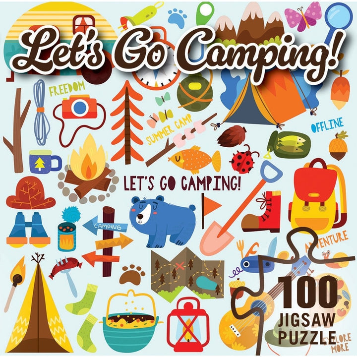 Lets Go Camping 100 Piece Jigsaw Puzzle Image 3