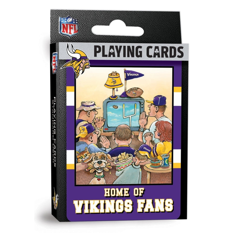 Minnesota Vikings Fan Deck Playing Cards - 54 Card Deck Image 1