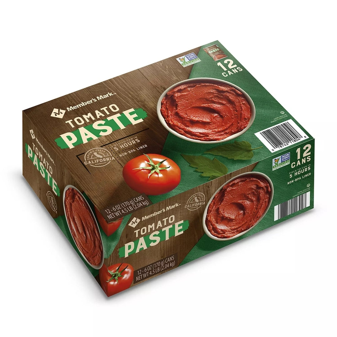 Members Mark Tomato Paste 6 Ounce (Pack of 12) Image 1