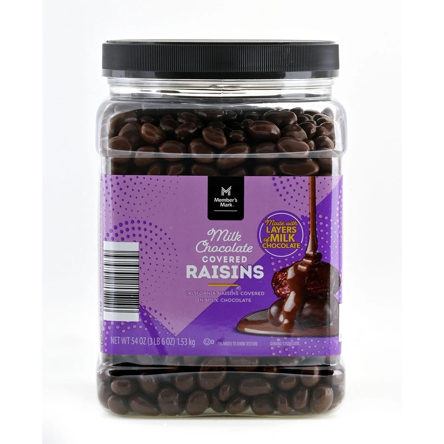 Members Mark Chocolate Raisins (54 Ounce) Image 1