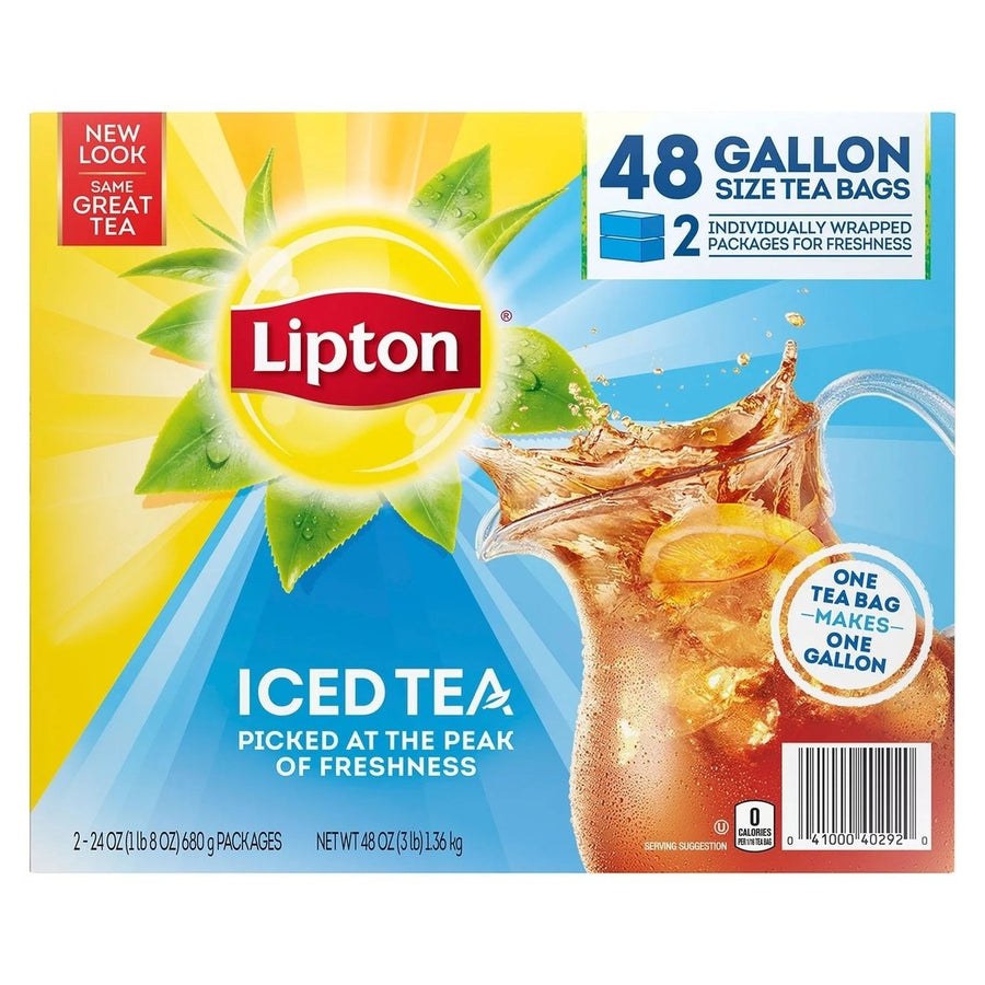 Lipton Iced Tea Gallon Size Tea Bags (48 Count) Image 1