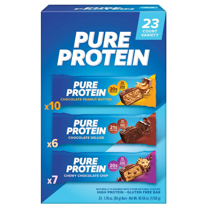 Pure Protein Bars Variety Pack 1.76 Ounce (23 Count) Image 1