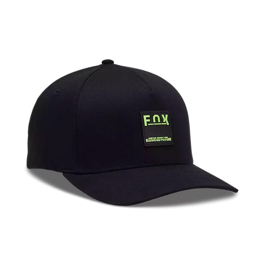 Fox Racing Intrude Black Flexfit Hat Mens Stretch Fit Quality Material Style 32244-001 Image 1