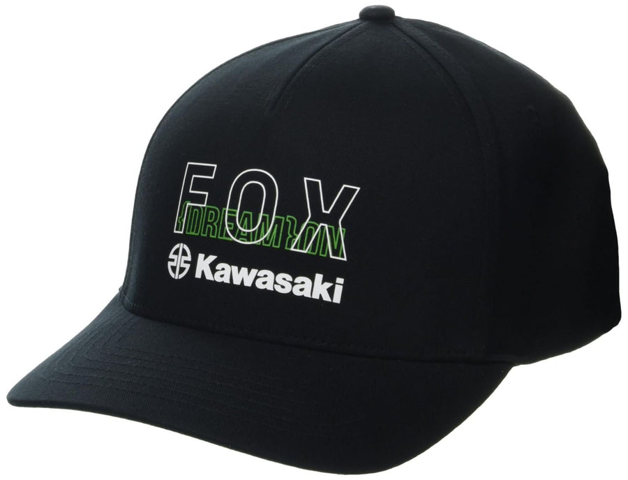 Fox Racing Flexfit Hat Steel Gray Mens Fox X Kawi Adjustable Cap Size M/L Image 1