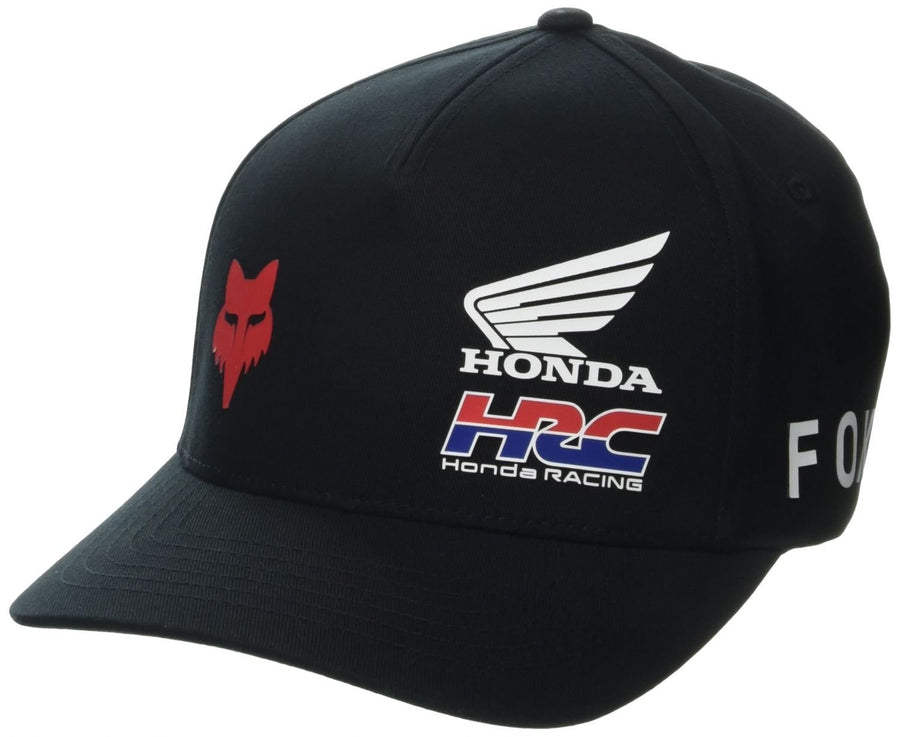 Fox Racing Flexfit Hat X Honda Black Comfortable Stylish Mens Cap XXL Size Image 1