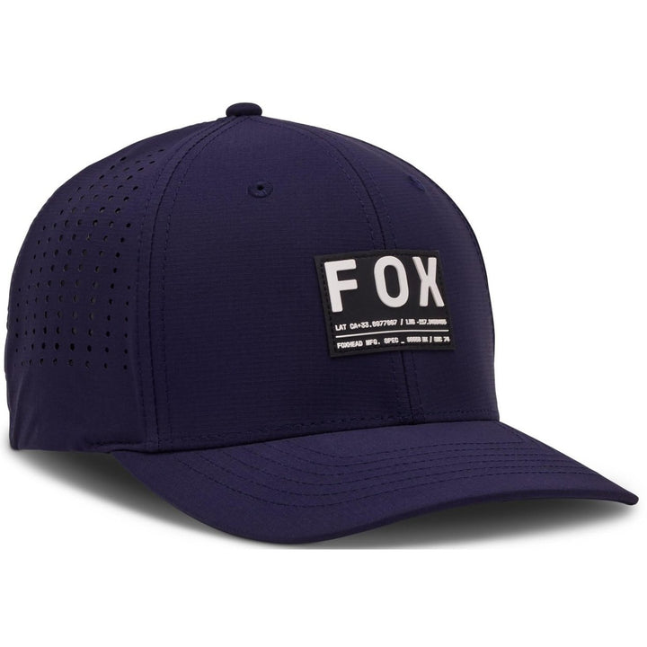 Fox Racing Mens Non Stop Tech Flexfit Hat Midnight Blue Size One Size Adjustable Image 1