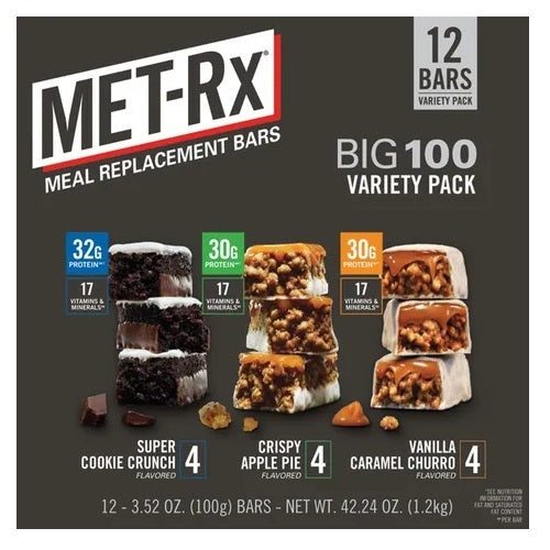 MET-Rx Meal Replacement Protein BarsVariety Pack3.52 Ounce (Pack of 12) Image 4