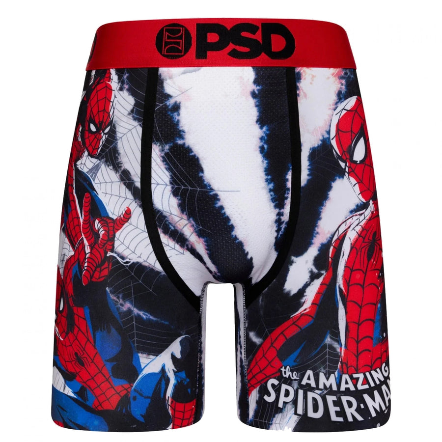 Spider-Man Radial Tie-Dye PSD Boxer Briefs Image 1