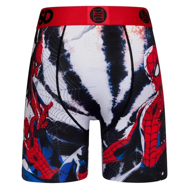 Spider-Man Radial Tie-Dye PSD Boxer Briefs Image 3