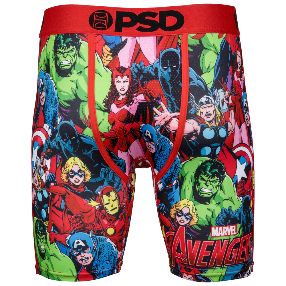 Marvel Avengers Collage 3-Pack PSD Boxer Briefs Image 2