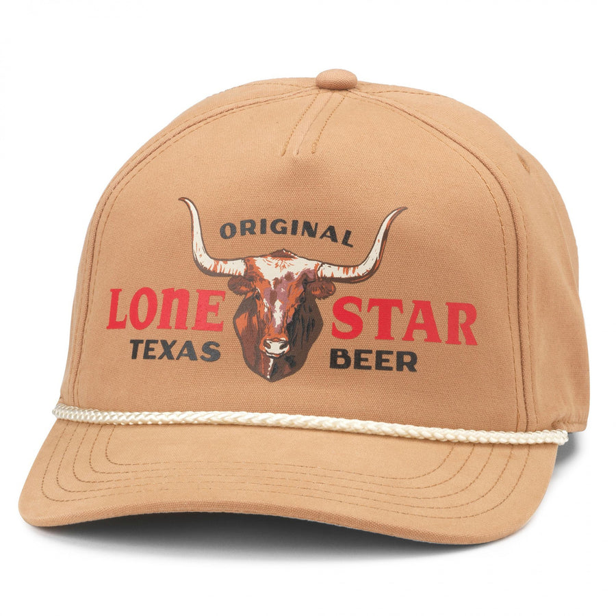 Lone Star Beer Long Horns Adjustable Rope Hat Image 1