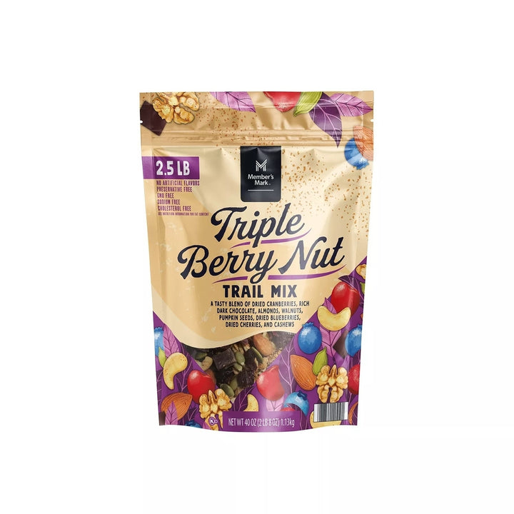 Members Mark Triple Berry Nut Trail Mix (40 Ounce) Image 1