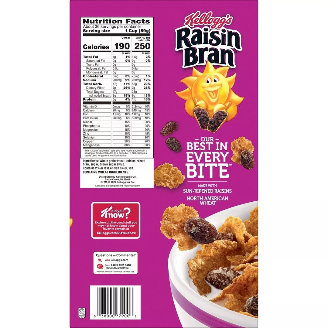 Raisin Bran Cereal 76.5-Ounce Box Image 4