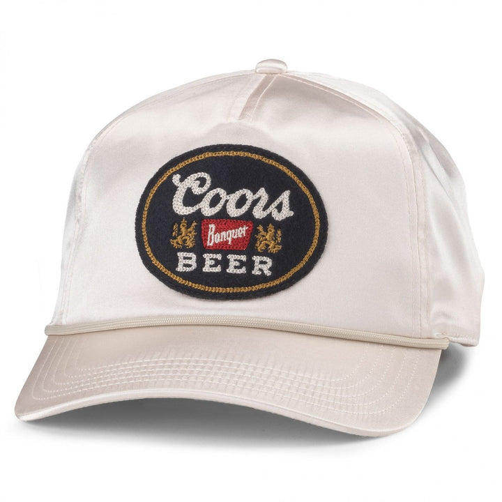 Coors Banquet Beer Logo Patch Adjustable Rope Hat Image 1