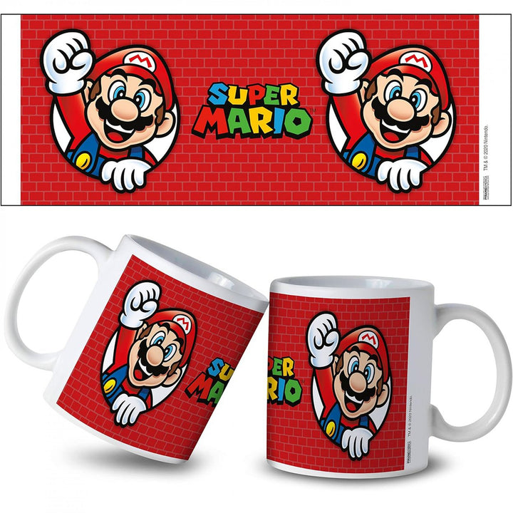 Super Mario Bros. Bricks 11 oz. Ceramic Mug Image 2