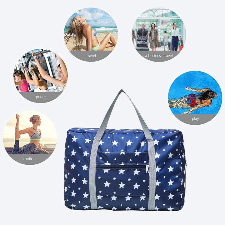 Sport Travel Duffle Bag Large Gym Tote Bag for Women Weekend Bag Carry Bag for Airplane Ladies Beach Bag Overnight Bag Image 2