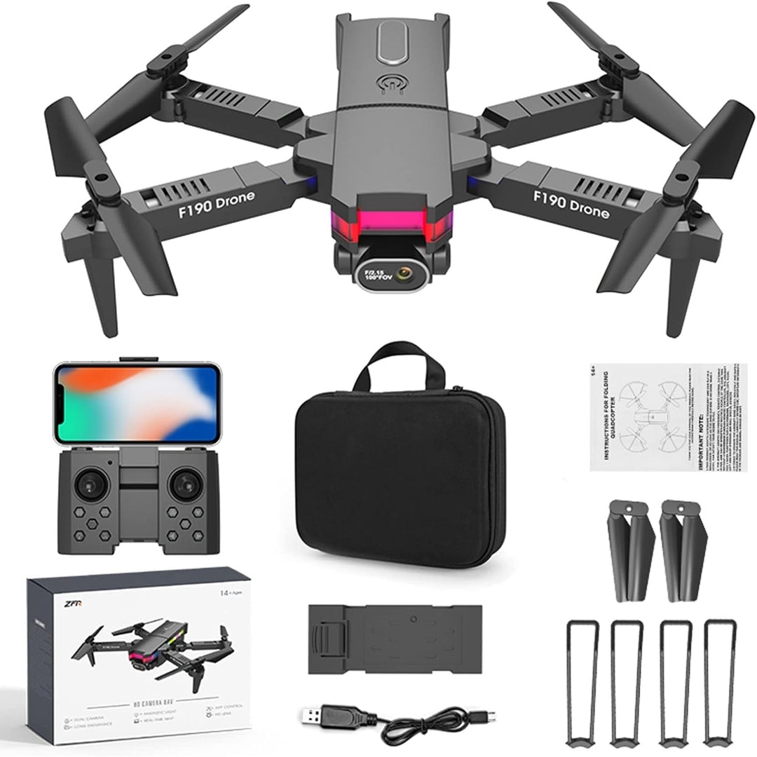 Drones with Camera 4K HD FPV Camera Foldable Remote Control Mini Drone for Adults Beginners Kids Altitude Hold Headless Image 1