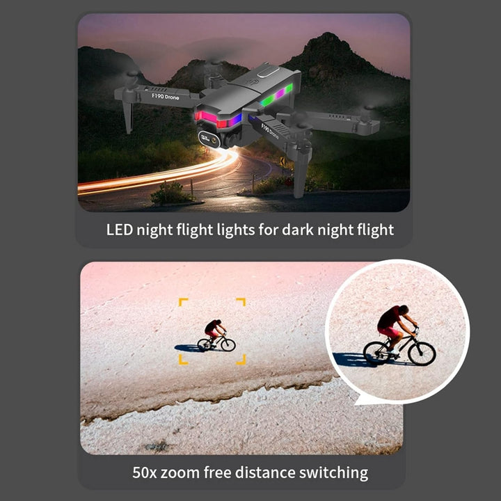 Drones with Camera 4K HD FPV Camera Foldable Remote Control Mini Drone for Adults Beginners Kids Altitude Hold Headless Image 7