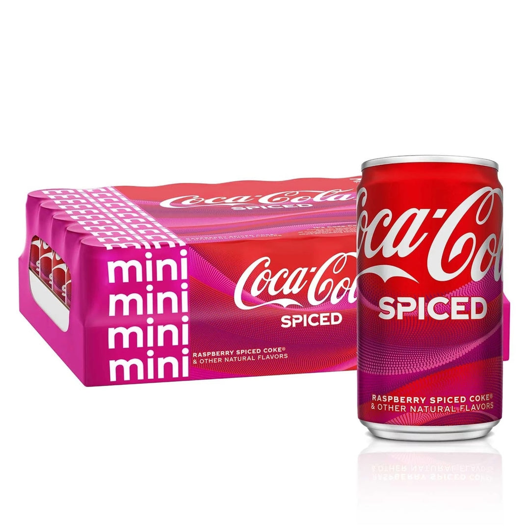 Coca-Cola Spiced Raspberry Mini Can7.5 Fluid Ounce (Pack of 30) Image 1