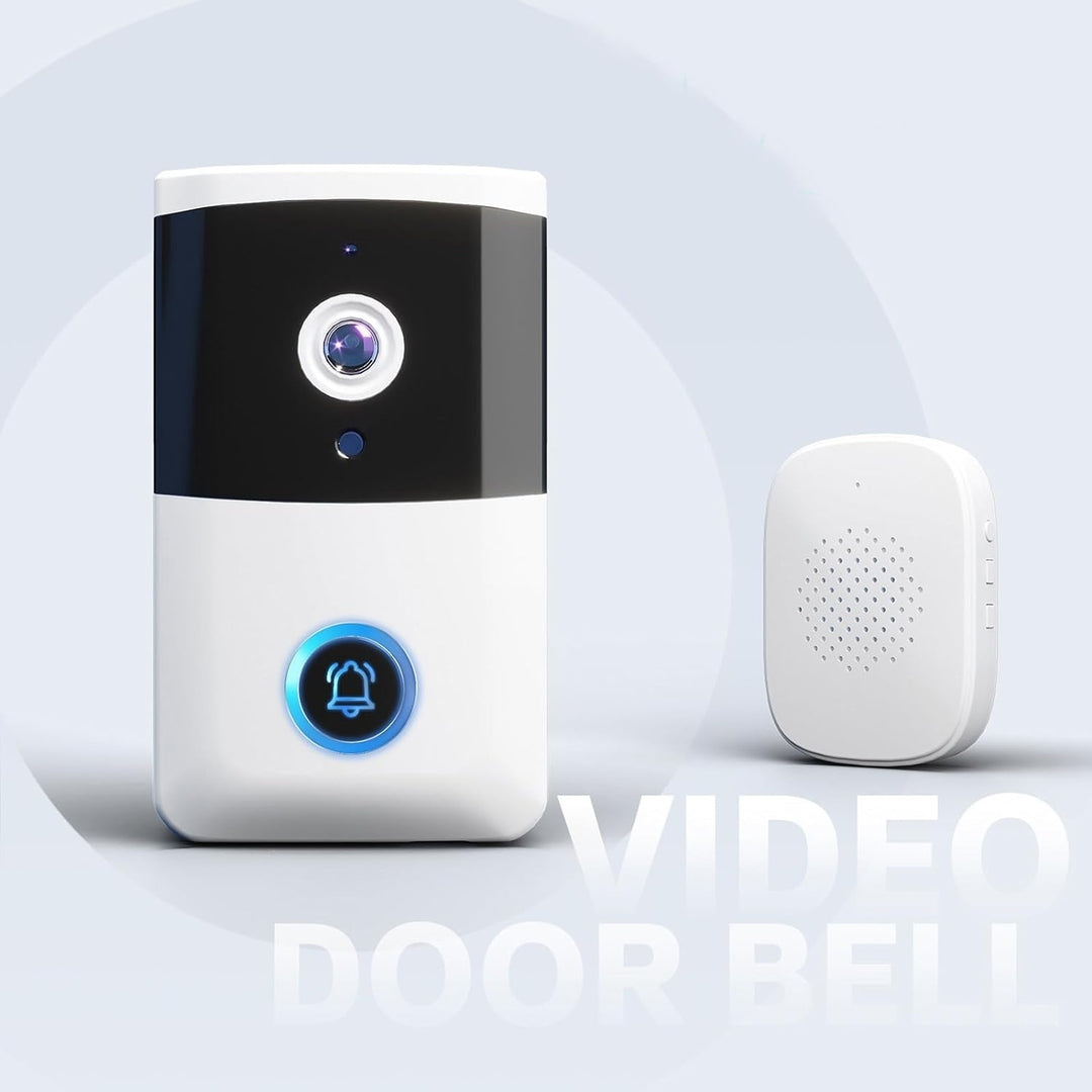 Smart Wireless Remote Video Doorbell Remote Intelligent Visual Home Intercom HD 1080P Night Vision WiFi Rechargeable Image 4