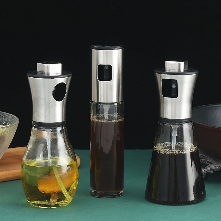 Stainless steel olive oil sprayer bottle dispenser Image 4