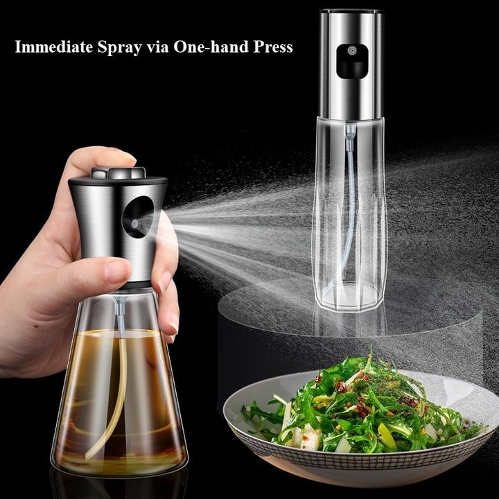 Stainless steel olive oil sprayer bottle dispenser Image 4