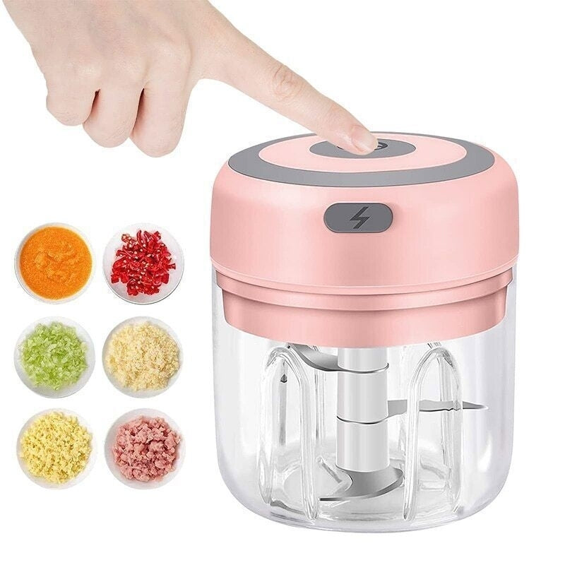 Electric Cutter Mini Garlic Meat Chopper Image 1