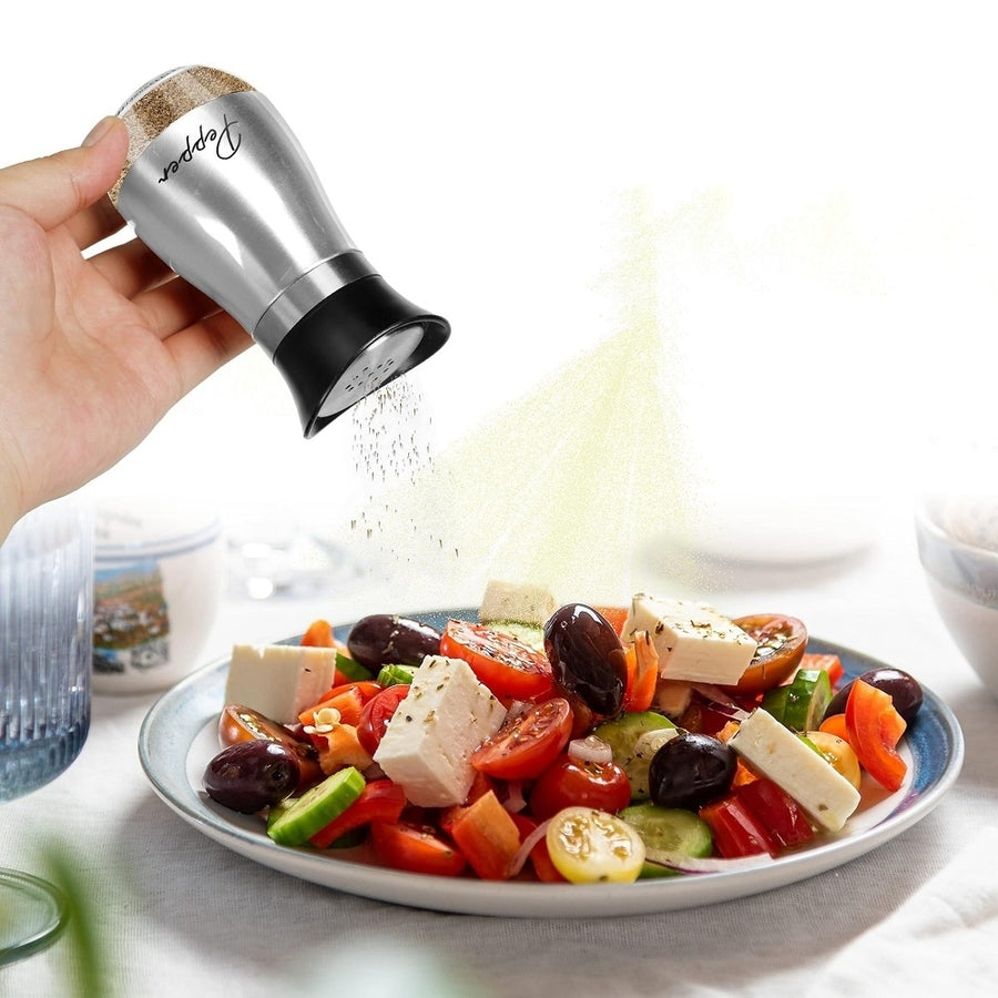 Stainless steel kitchen cumin salt pepper seasoning bottle Image 1
