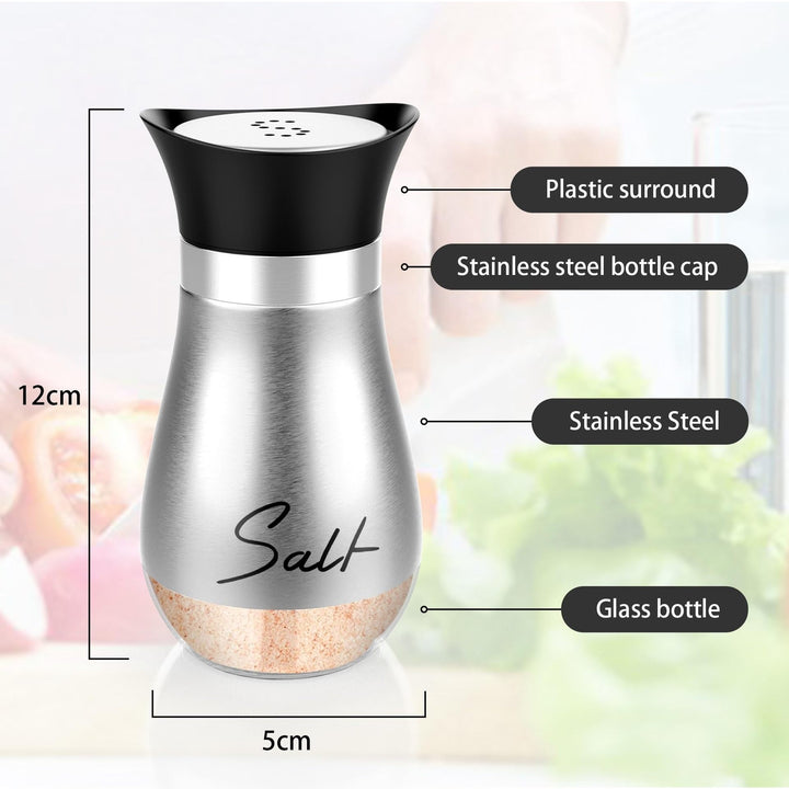 Stainless steel kitchen cumin salt pepper seasoning bottle Image 3