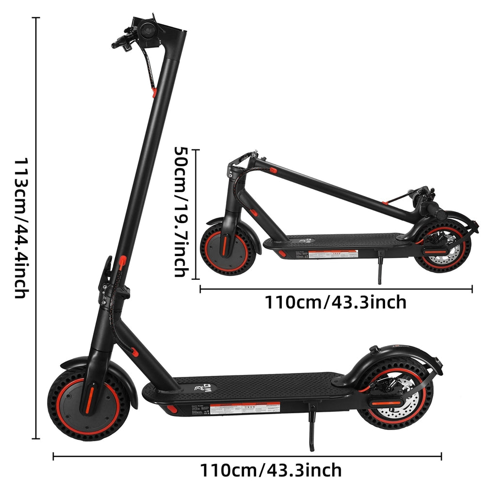 Adult Electric Scooter Foldable 35KM Long Range 350W Motor E-Scooter Image 2