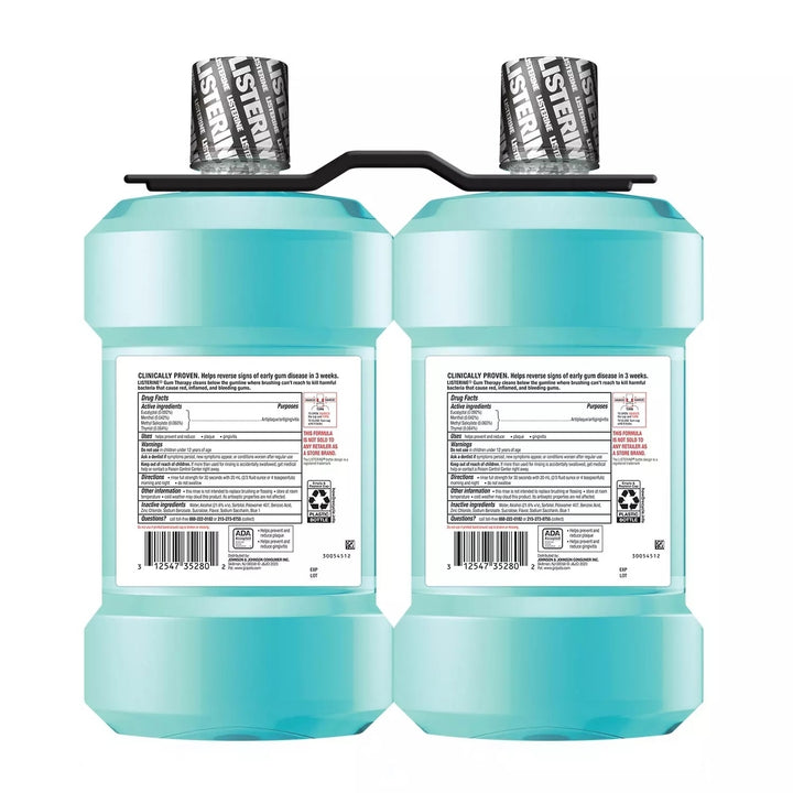 Listerine Gum Therapy Anti-Gingivitis MouthwashGlacier Mint1.5L (Pack of 2) Image 2