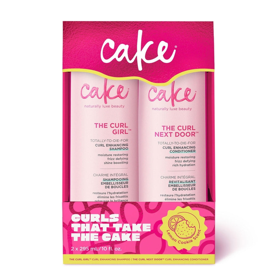 Cake Beauty Curl Girl Shampoo and Curl Next Door Conditioner10 Fl Oz (2 Pack) Image 1