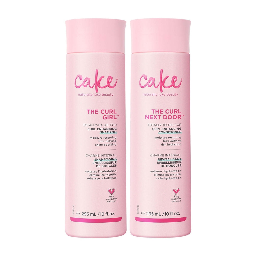 Cake Beauty Curl Girl Shampoo and Curl Next Door Conditioner10 Fl Oz (2 Pack) Image 3