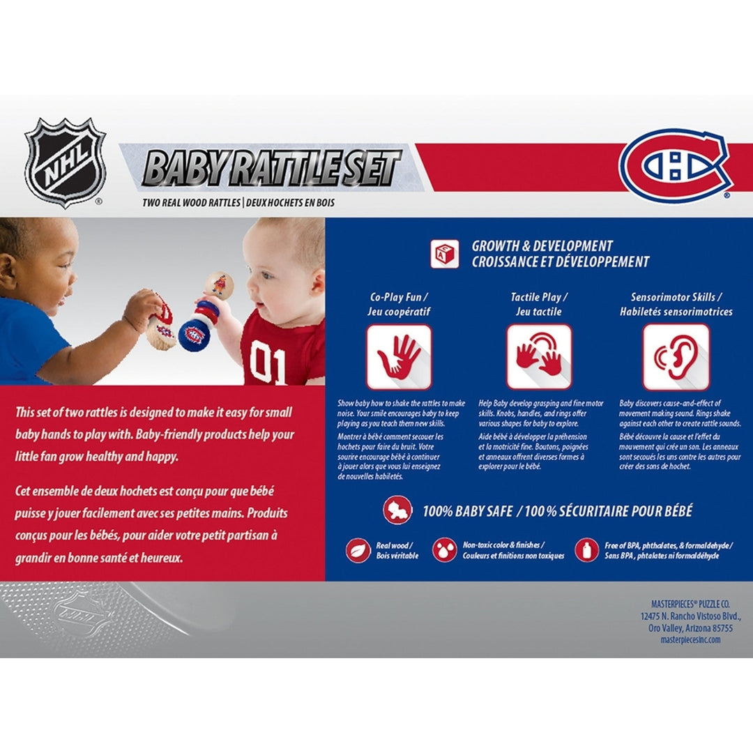 Montreal Canadiens - Baby Rattles 2-Pack Image 3