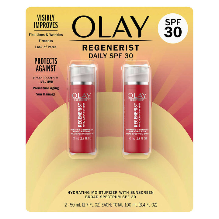 Olay Regenerist Facial MoisturizerSPF 301.7 Fluid Ounce (Pack of 2) Image 2