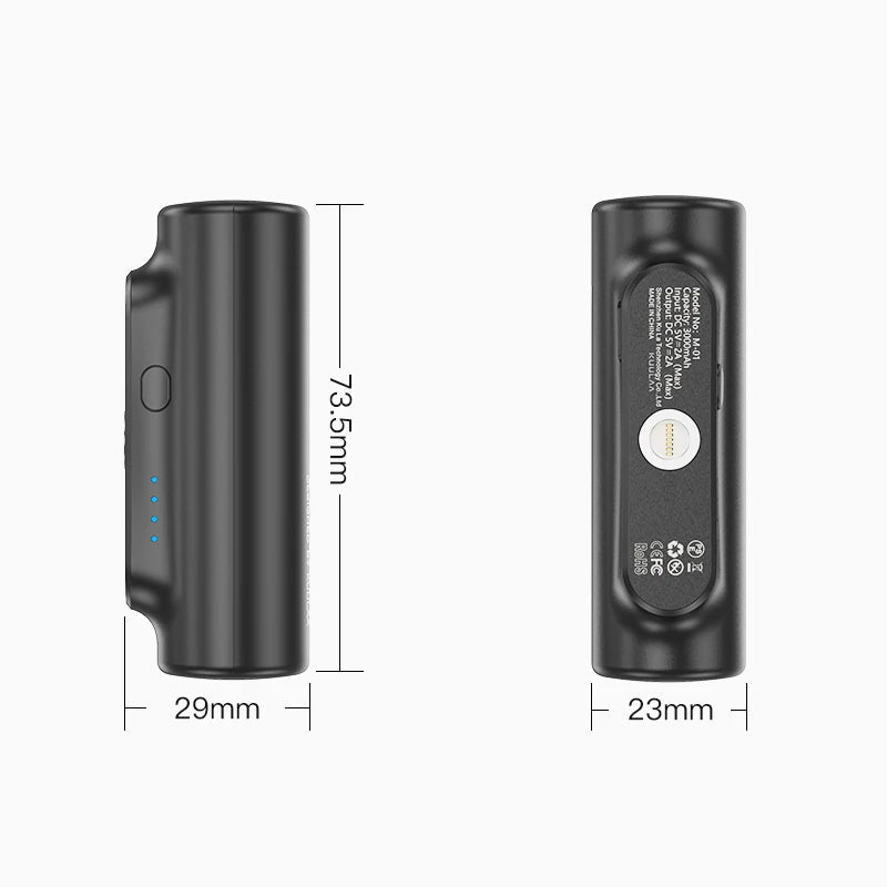 Capsule Mini Emergency Magnetic Power Bank Fast Charging iPhone Samsung Image 4