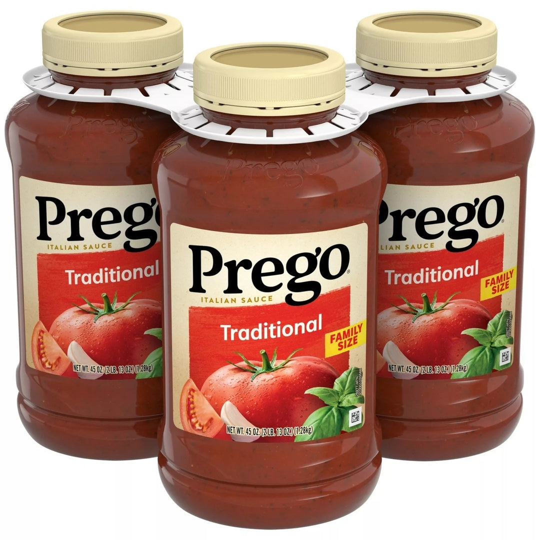 Prego Traditional Italian Sauce 45 Ounce (Pack of 3) Image 1