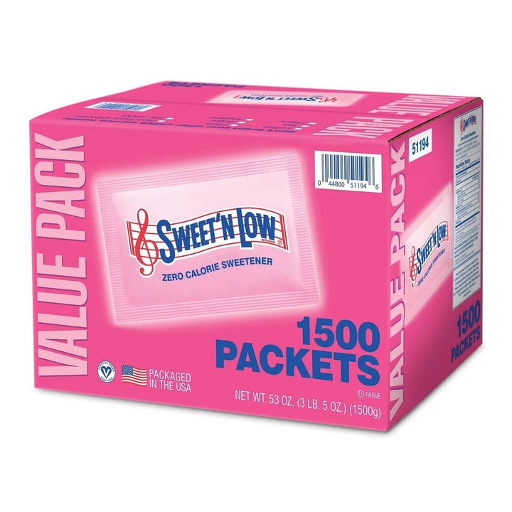 Sweet N Low Zero Calorie Sweetener - 1500 Packets Image 1