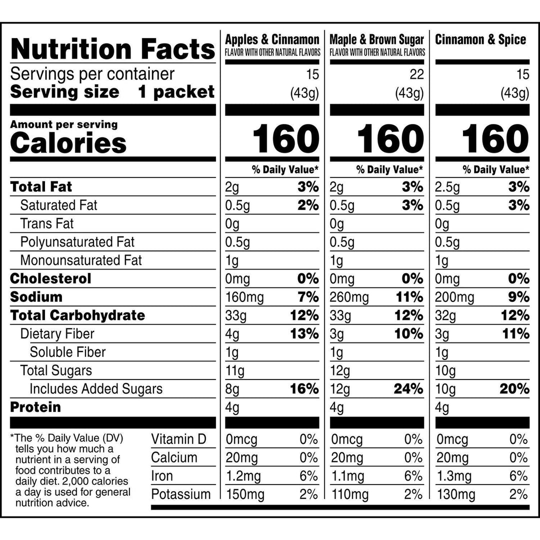 Quaker Instant Oatmeal Variety Pack (52 Count) Image 4