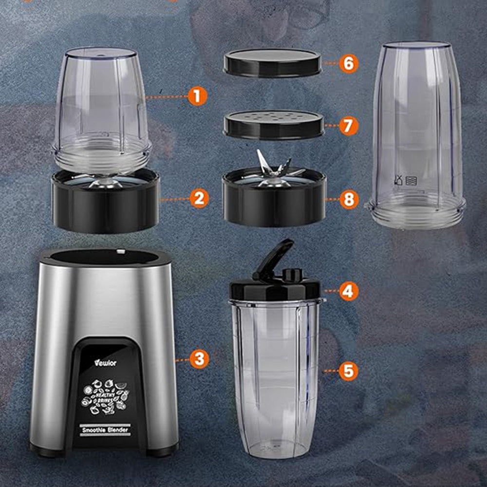 11 Pieces Smoothie Blender for Shakes and Smoothies Image 4