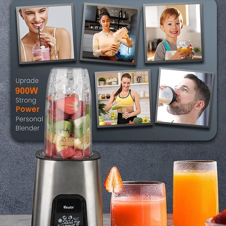 11 Pieces Smoothie Blender for Shakes and Smoothies Image 4