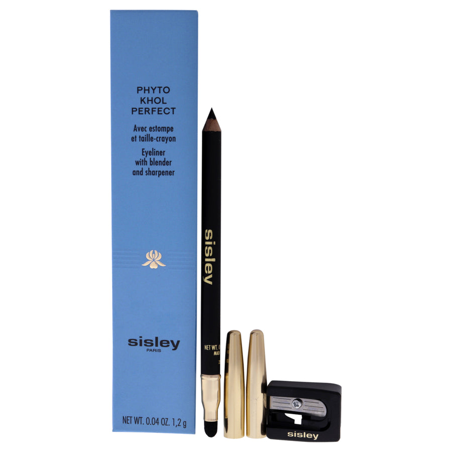 Sisley Phyto Khol Perfect Eyeliner With Blender and Sharpener - 1 Black Eyeliner 0.04 oz Image 1