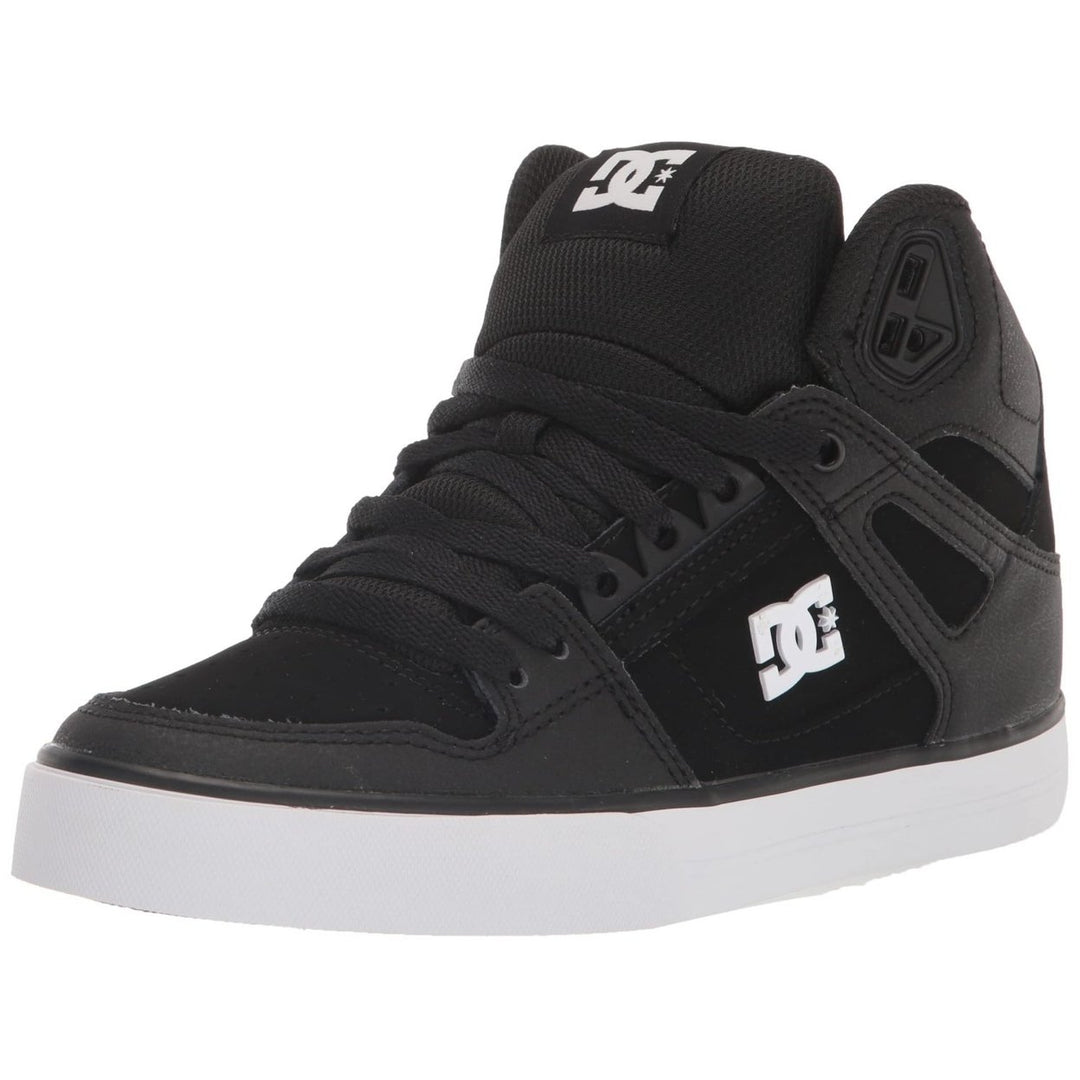 DC Shoes Mens Pure High-Top Shoes Black/Battleship - ADYS400043-BTT 13 BLACK/BATTLESHIP Image 4